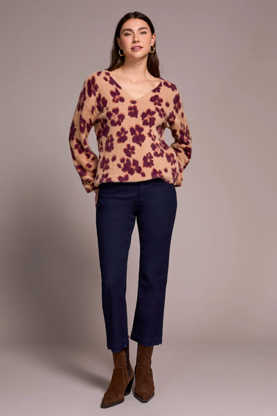 Wear 2 Ways Front To Back Sweater - Biscotti