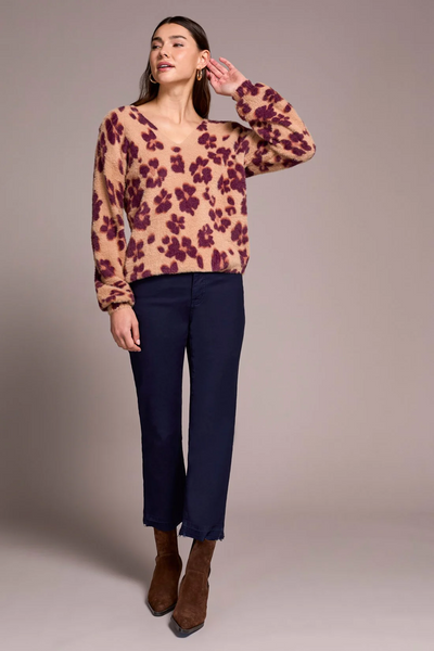 Wear 2 Ways Front To Back Sweater - Biscotti