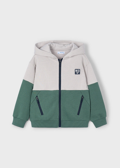Boy Zip-Up Hoodie - Spruce