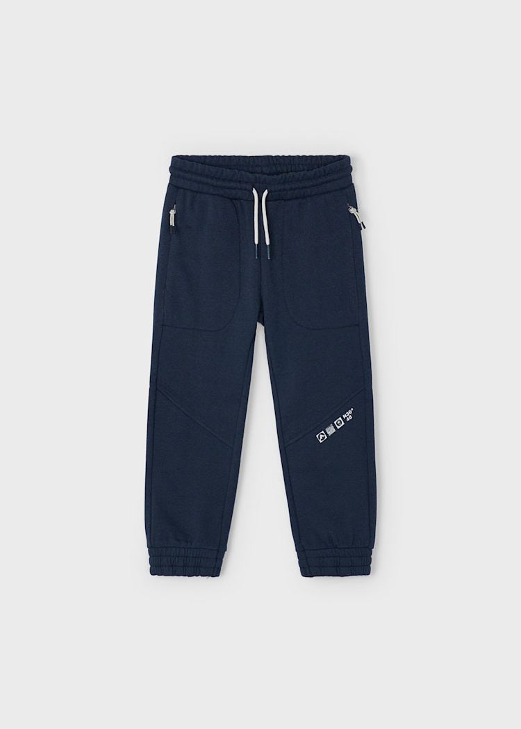 Boy Fleece Joggers - Navy