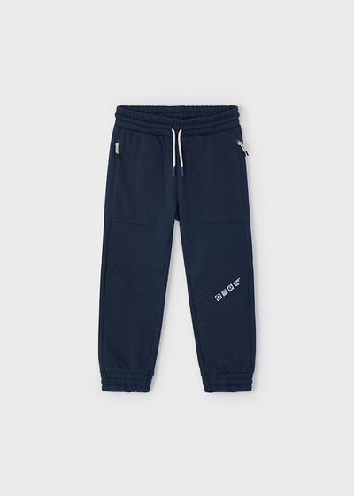 Boy Fleece Joggers - Navy