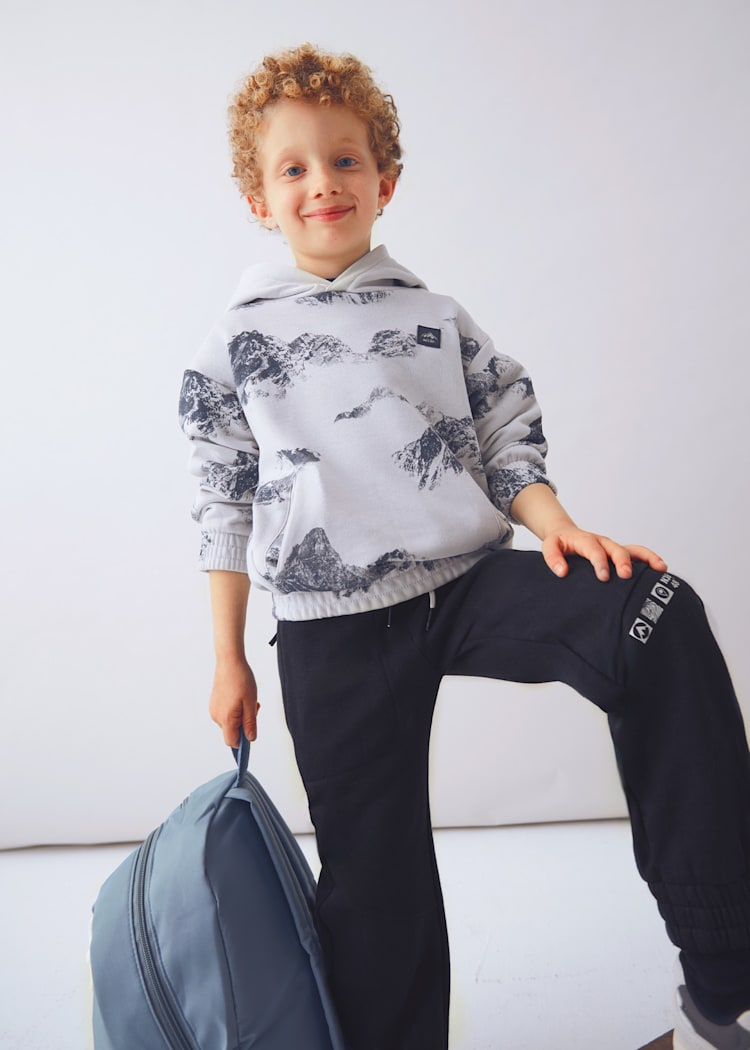 Boy Fleece Joggers - Navy