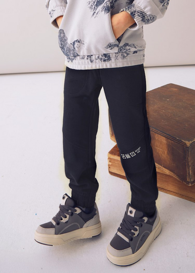 Boy Fleece Joggers - Navy