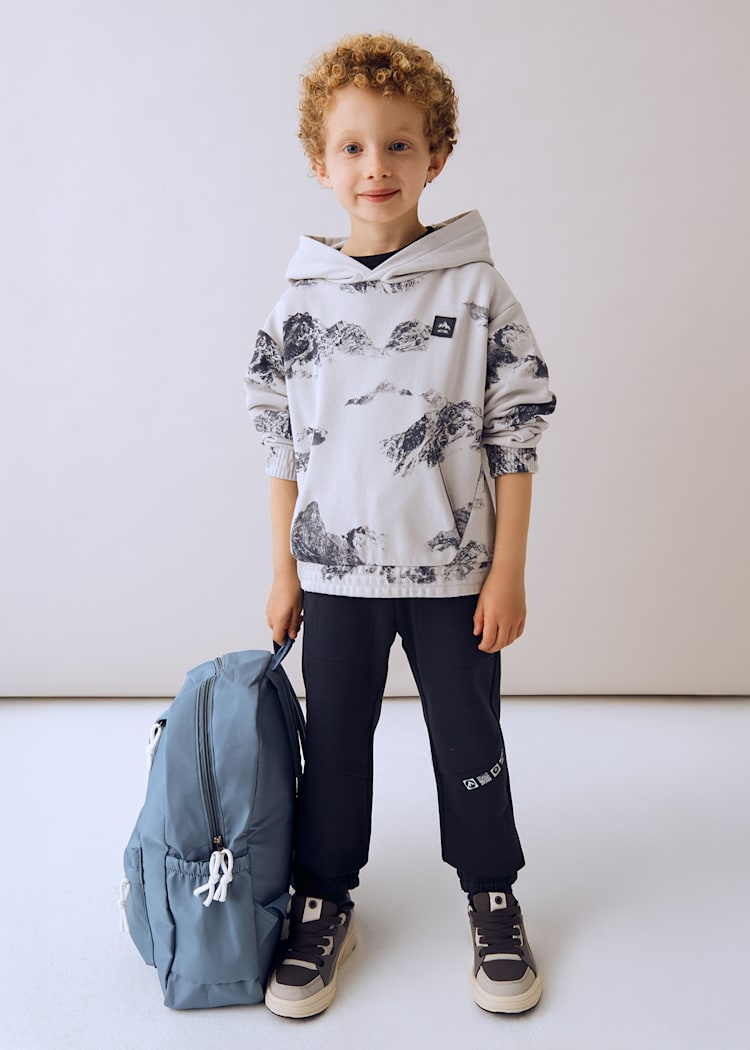 Boy Fleece Joggers - Navy