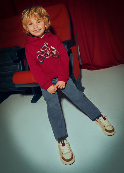 Boy Straight-Leg Pants - Steel