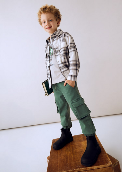 Boy Soft Cargo Pants - Spruce