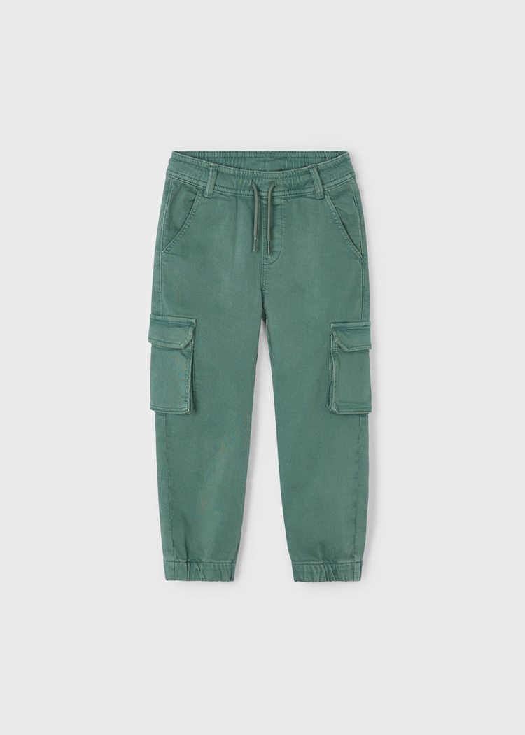 Boy Soft Cargo Pants - Spruce