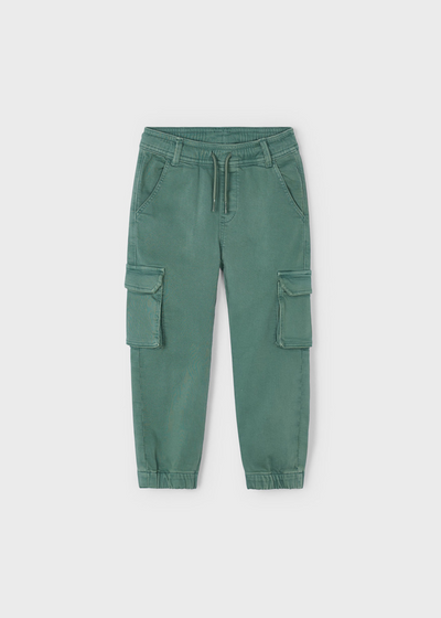Boy Soft Cargo Pants - Spruce