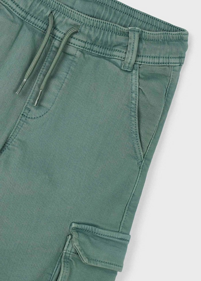Boy Soft Cargo Pants - Spruce