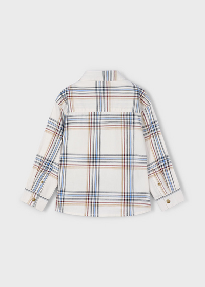 Boy Plaid Shirt - Cereal
