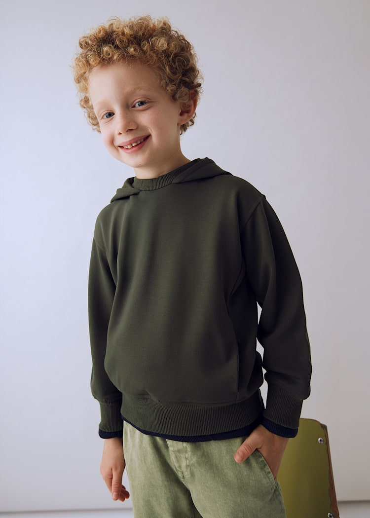 Boy Hoodie - Olive