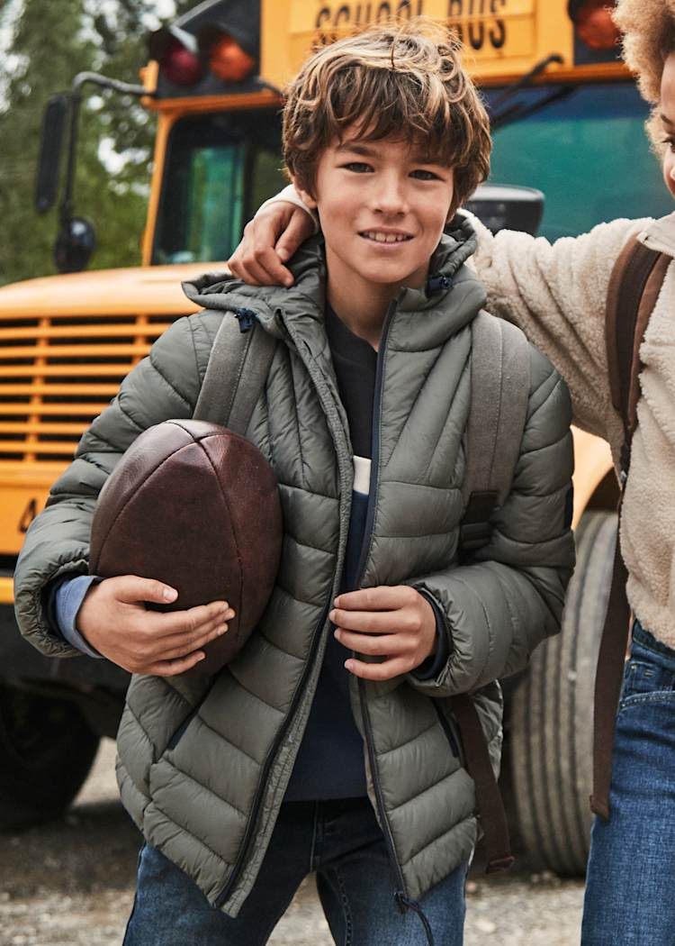 Boy Lightweight Padded Jacket - Rock