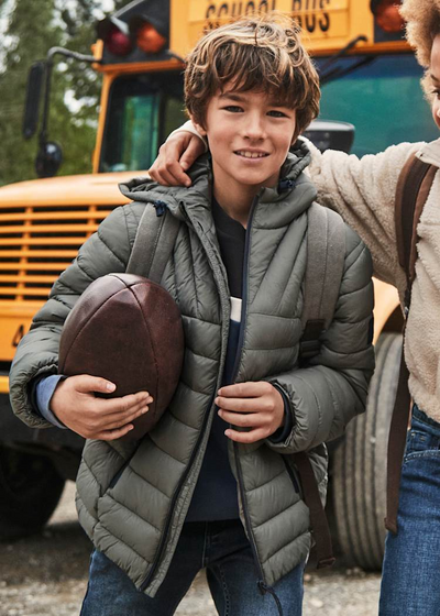Boy Lightweight Padded Jacket - Rock