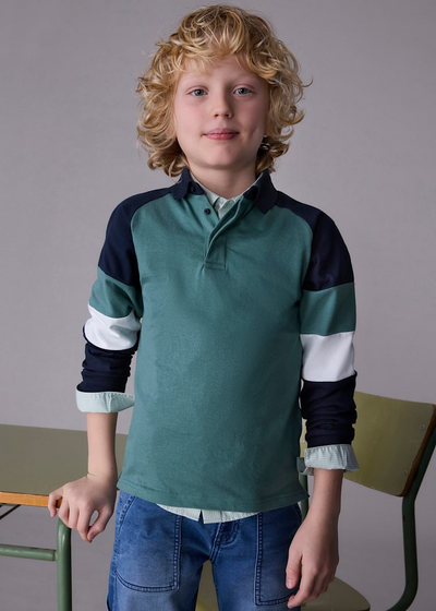 Boy Polo Shirt - Pine