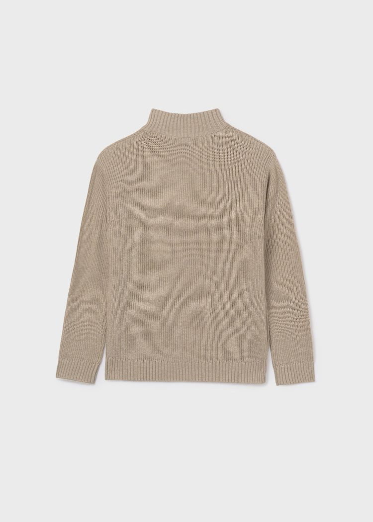 Boy Quarter Zip Sweater - Chai