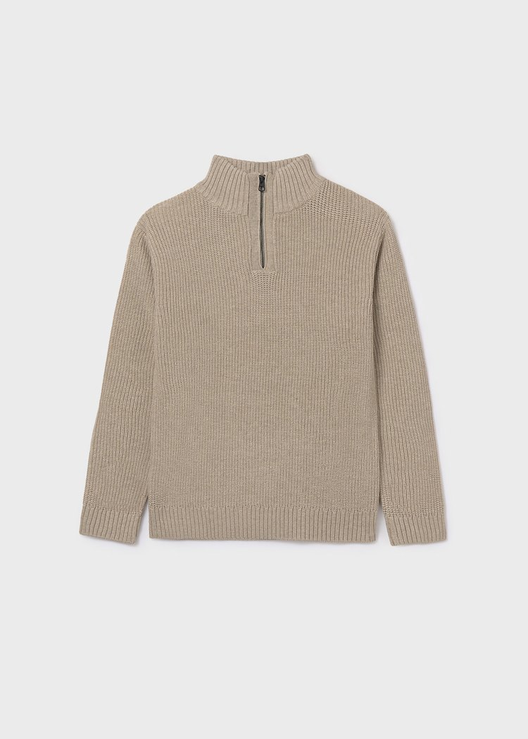 Boy Quarter Zip Sweater - Chai