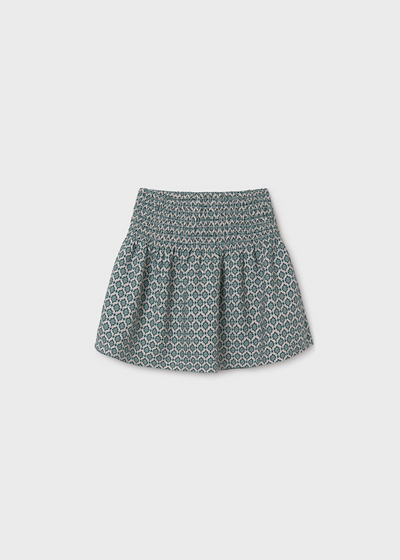 Girl Printed Skirt - Eucalyptus