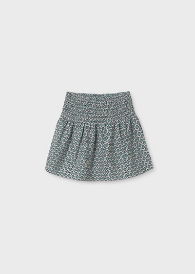 Girl Printed Skirt - Eucalyptus