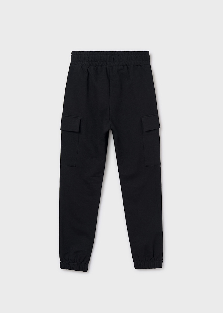 Girl Cargo Joggers - Black