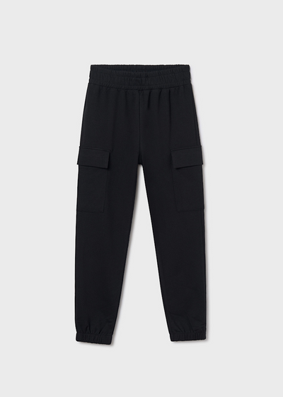 Girl Cargo Joggers - Black