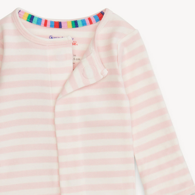 Magnetic Coverall - Pink Stripe