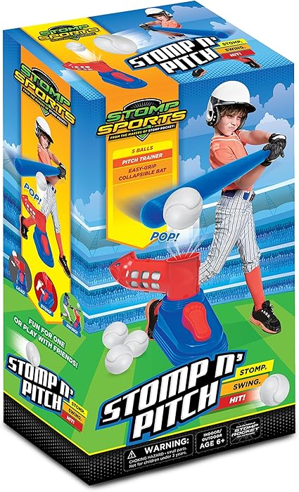 Stomp N Pitch Baseball Pitching Machine
