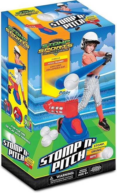 Stomp N Pitch Baseball Pitching Machine