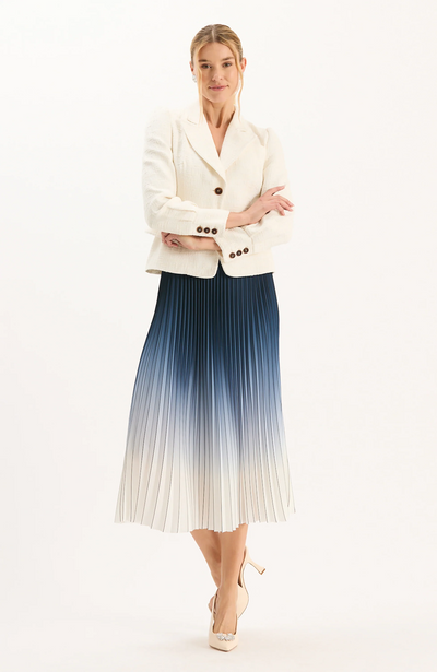 Cara Ombré Pleated Skirt