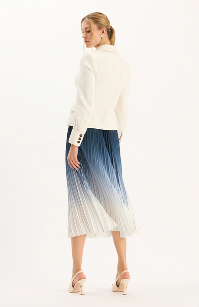Cara Ombré Pleated Skirt