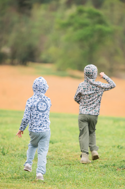 Boys Sunday Funday Jogger Pant in Dusty Ashley Blue