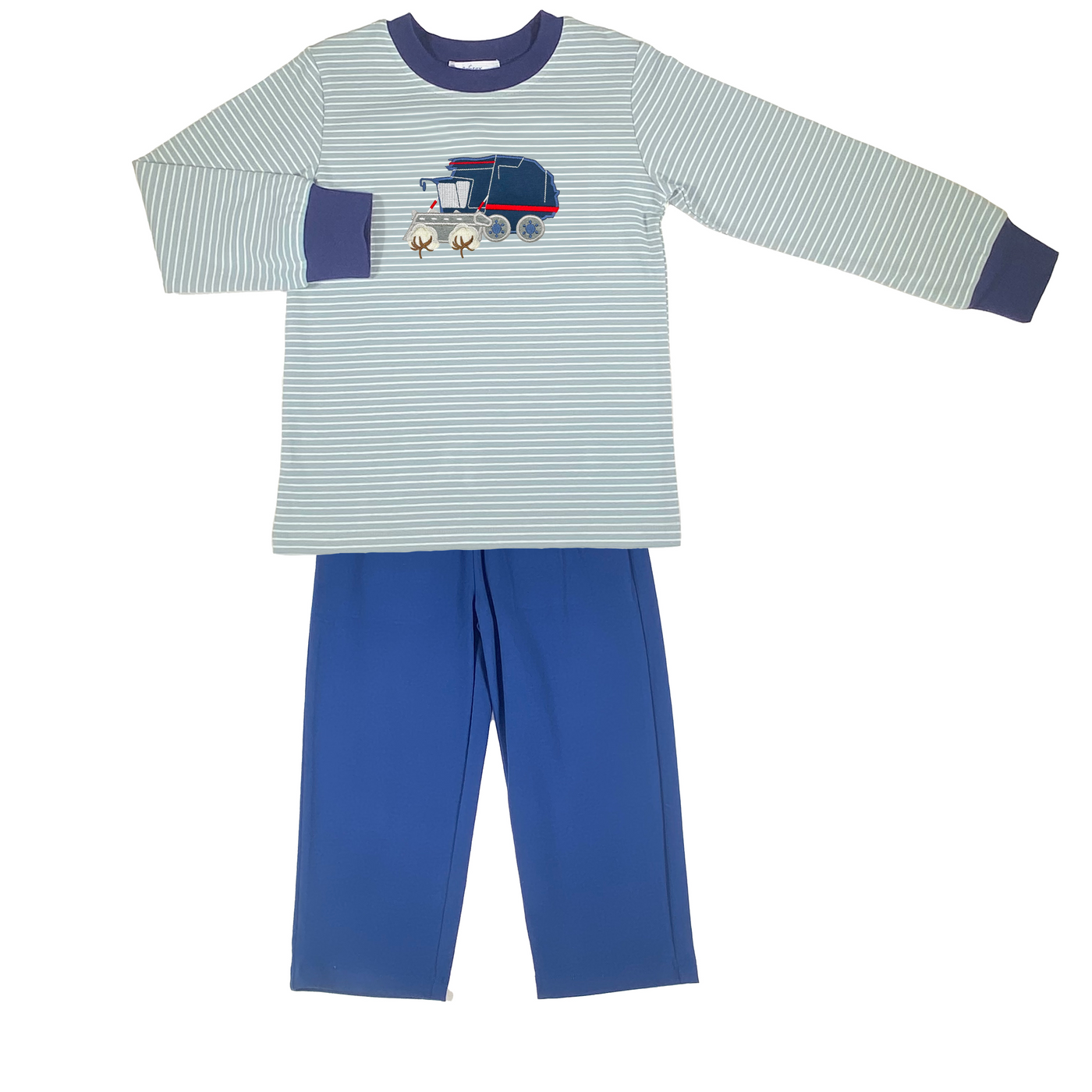 COTTON BOY'S PANTS SET