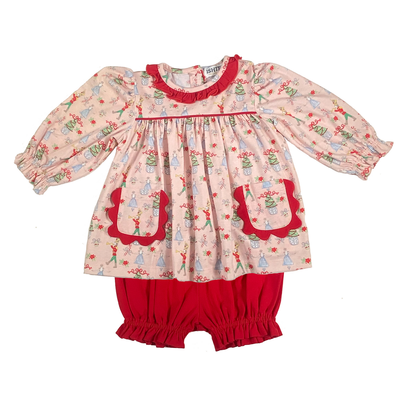 NUTCRACKER GIRL'S BLOOMERS SET