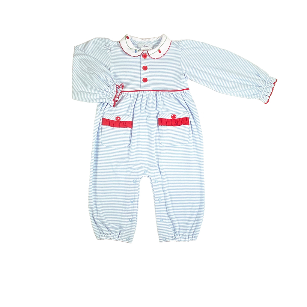 XMAS LIGHTS GIRL'S ROMPER
