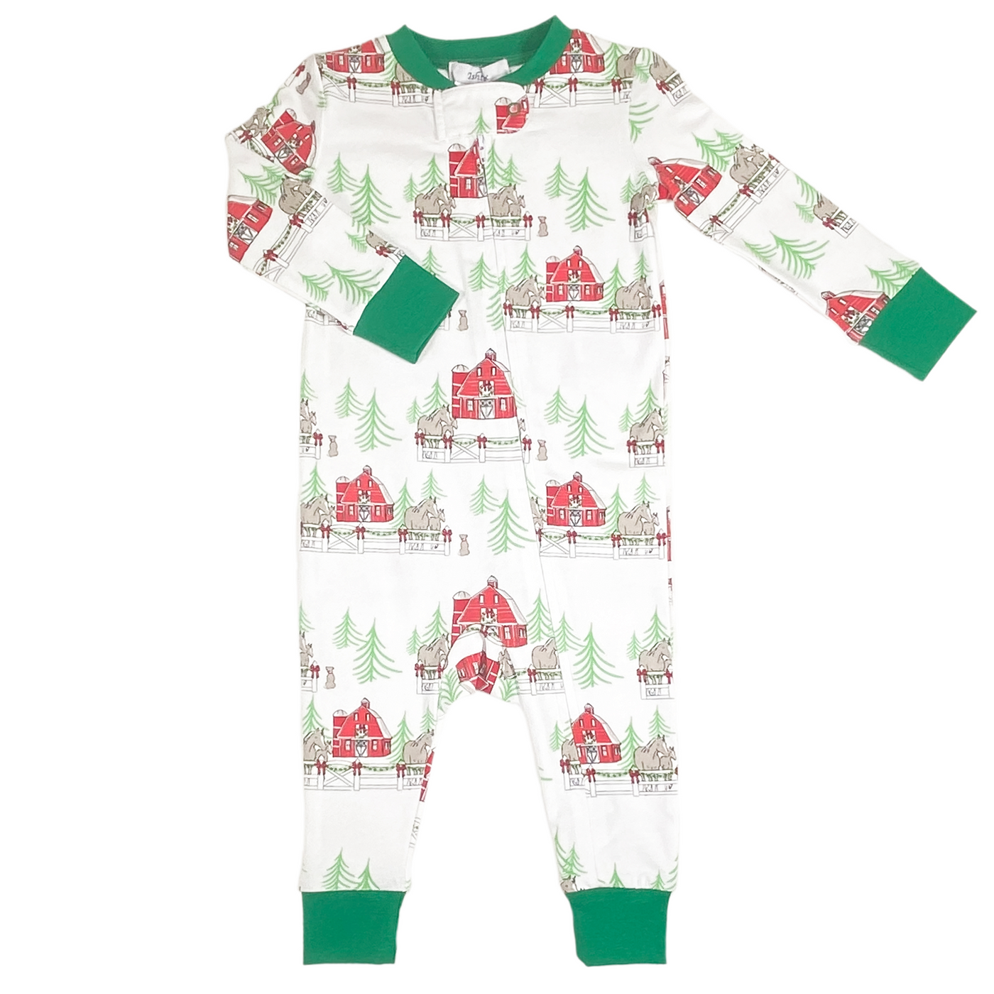 CHRISTMAS FARM PLAYSUIT