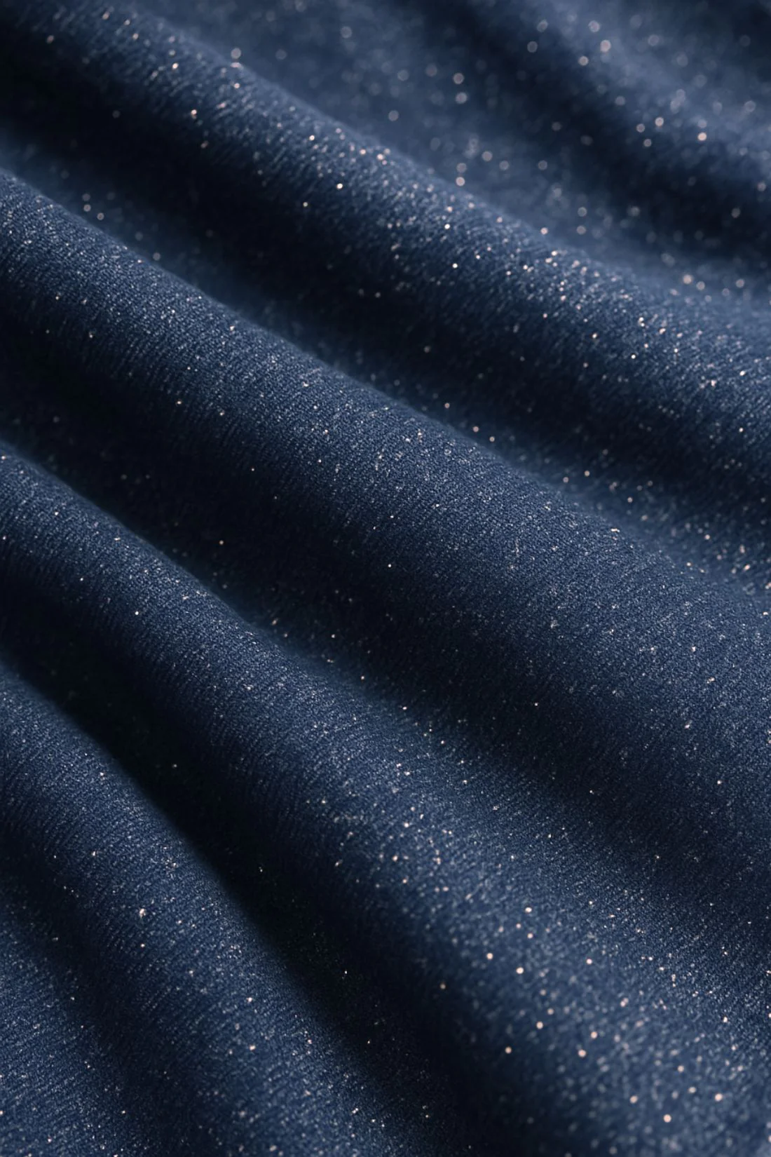 Audrey Mid Rise Pull-On Slim Ankle Glitter Jeans