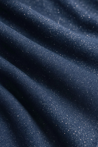 Audrey Mid Rise Pull-On Slim Ankle Glitter Jeans