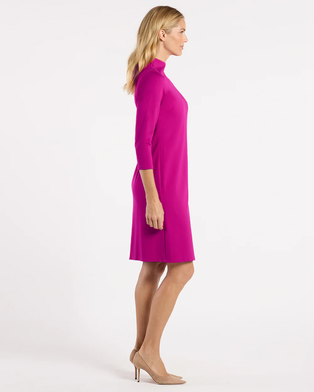 Gertie Dress Jude Ponte - Deep Berry Gold