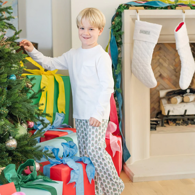 Beckett Boys' Hangout Pant - Under the Christmas Tree
