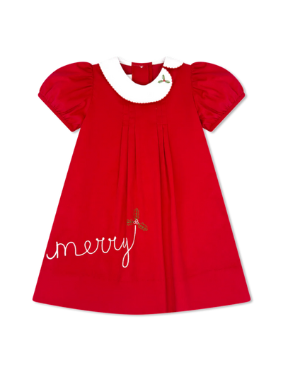 Eloise Dress High Point Red Corduroy, Merry