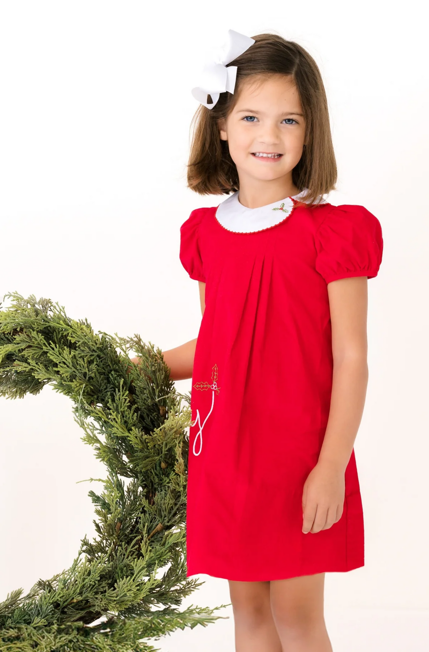 Eloise Dress High Point Red Corduroy, Merry