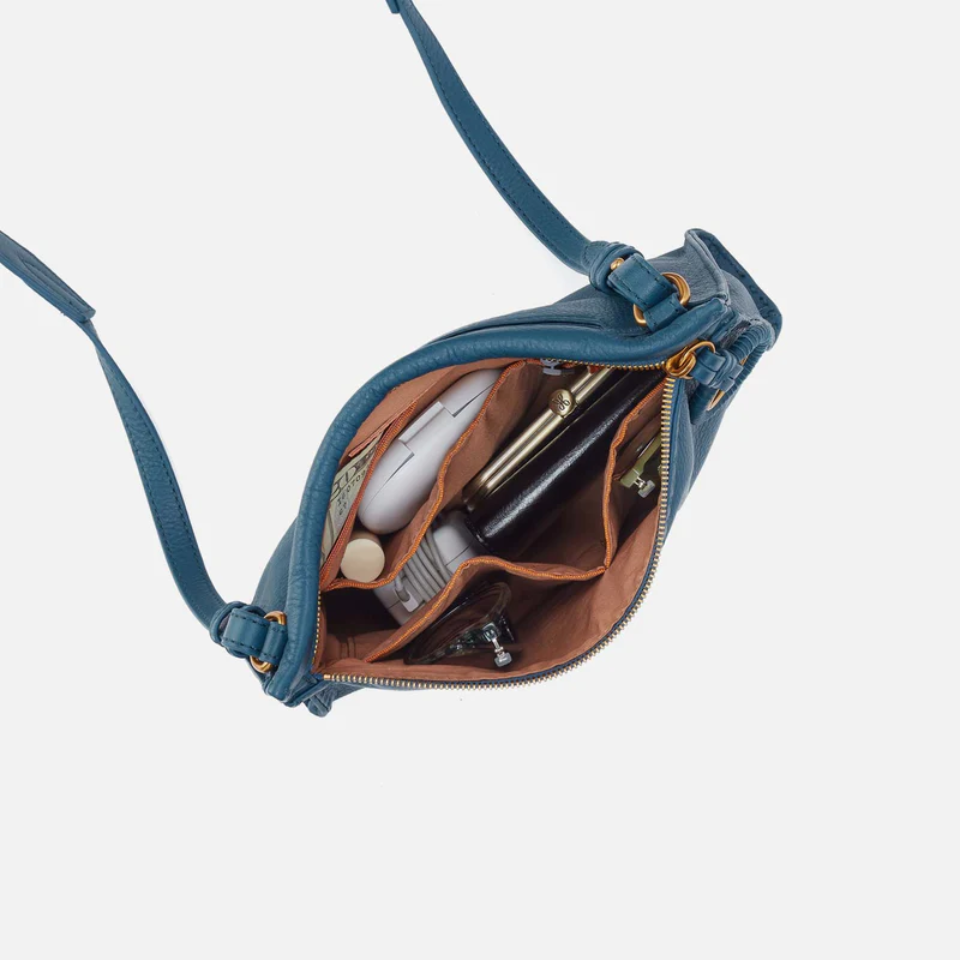 Austin Medium Crossbody - Peacock Feather