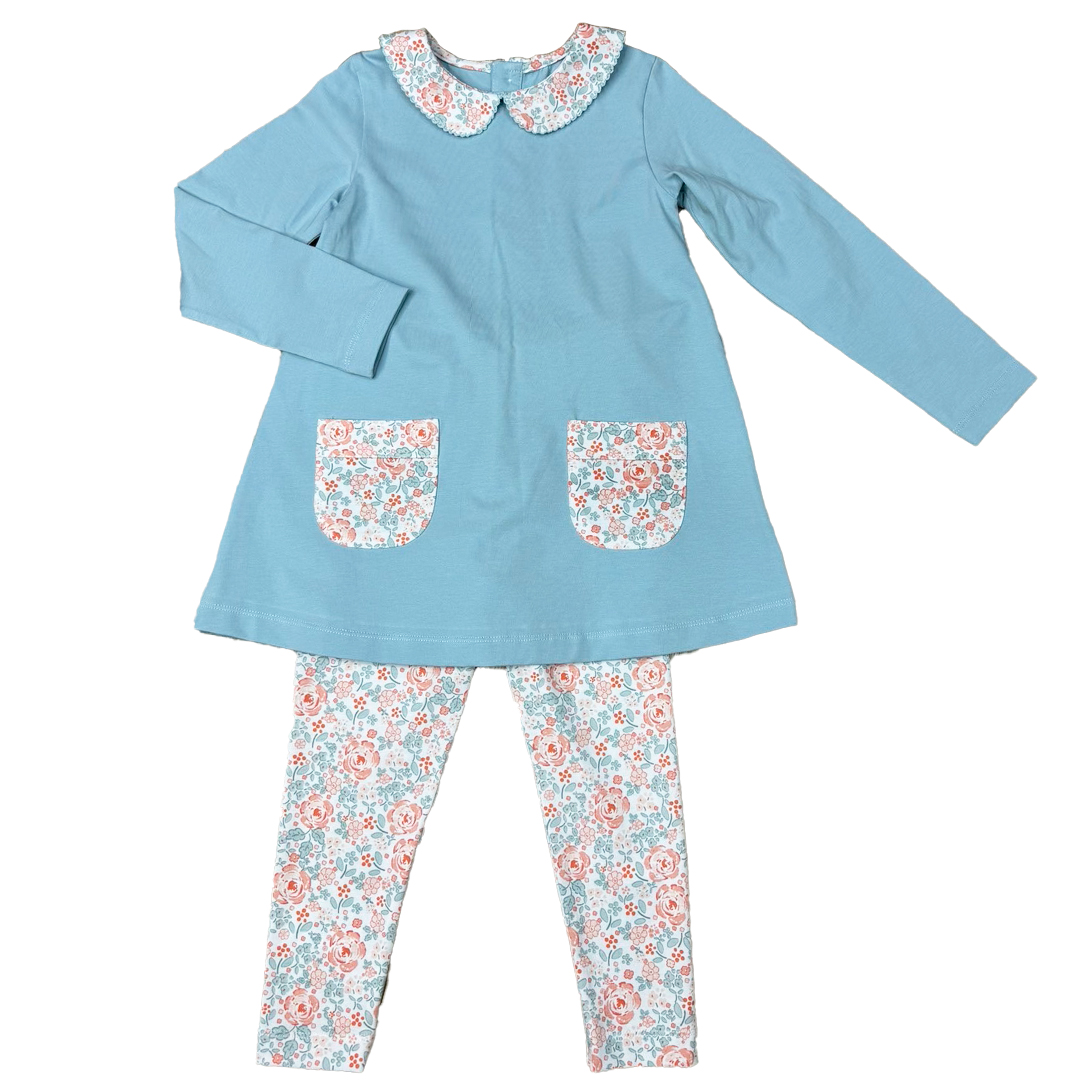 SHALLOT ROSE TUNIC SET