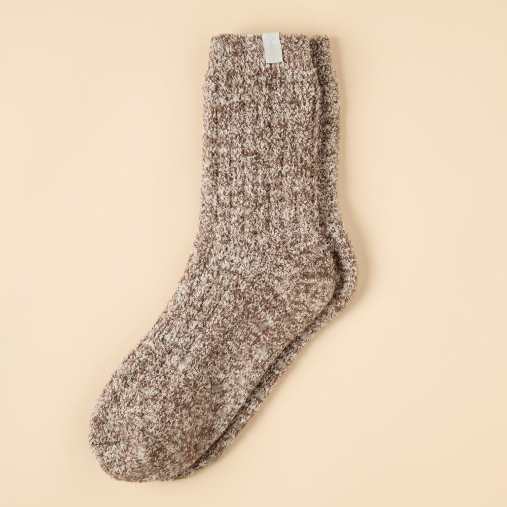 Marshmallow Crew Socks