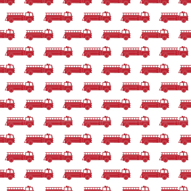 Jack Boys' Pajama Pant Set - Fire Truck Red