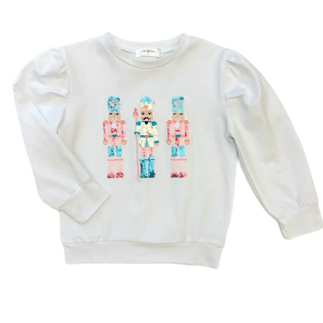 Nutcracker Sequin Long Sleeve Tee