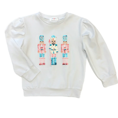 Nutcracker Sequin Long Sleeve Tee
