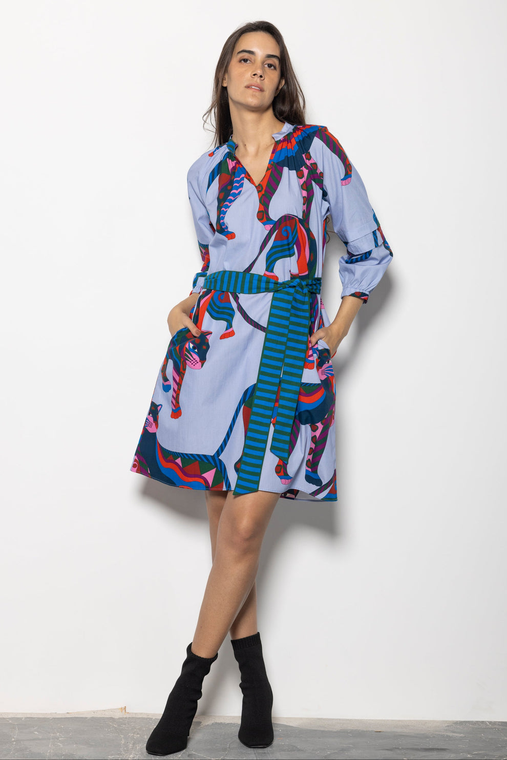 Gia Dress - Cheetah Mirage