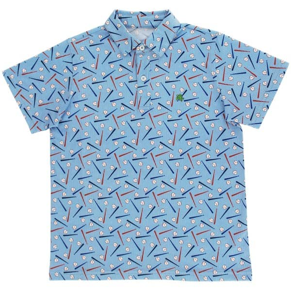 Sport Polo - Baseball on Blue
