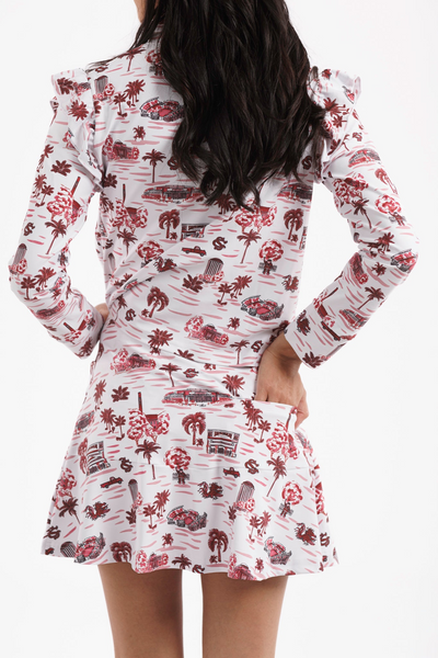The Molly Skort - Gamecock Toile