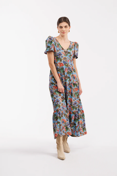 The Agatha Dress - Antique Petals
